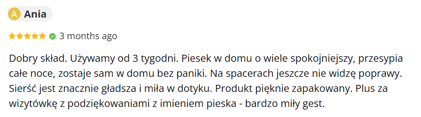 Opinia na temat efektów regularnego stosowania olejów CBD Hempets™